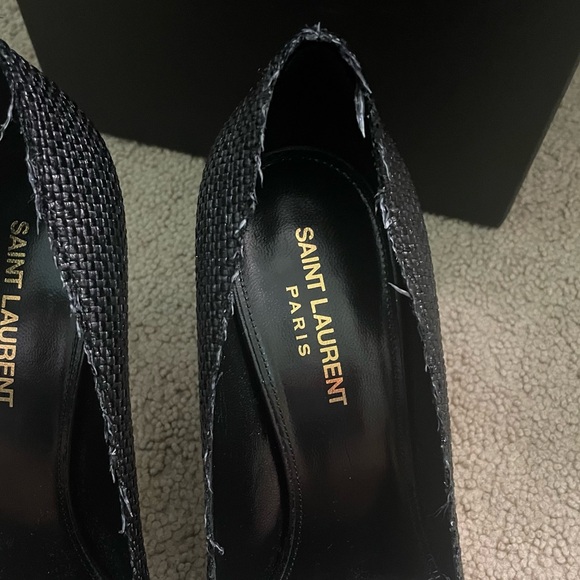 ysl raffia heels - Picture 3 of 14